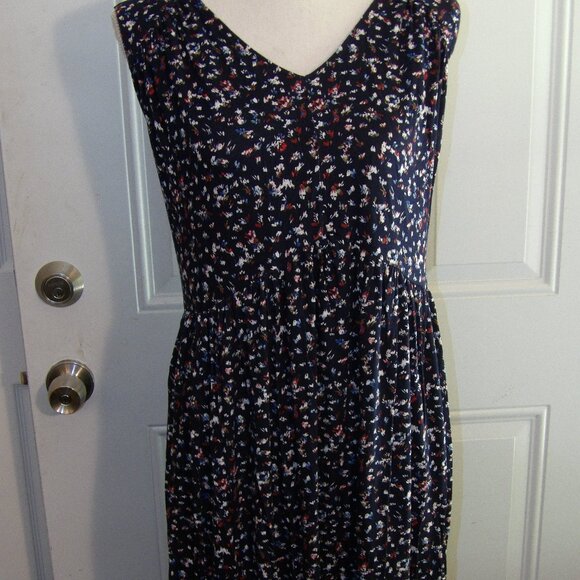 Lane Bryant Blue Floral Knit Dress Size 22/24 nwt - Picture 3 of 6